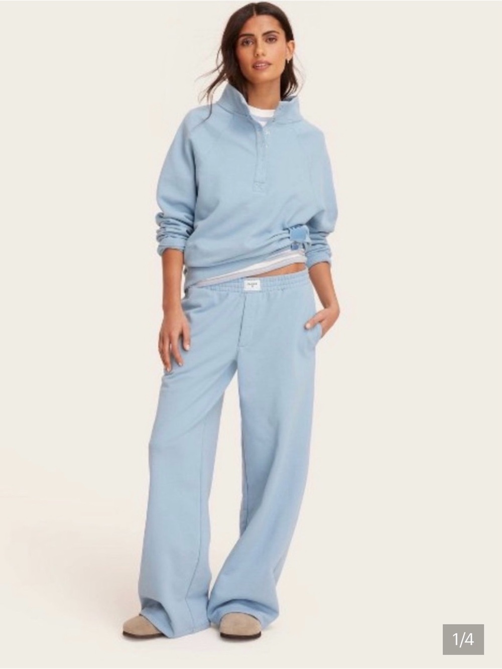 PARKE X TARGET NWT High Rise Light Blue Boxer Pant